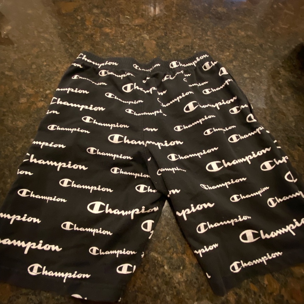 2 TWO pairs of boys size large champion shorts - sold as set